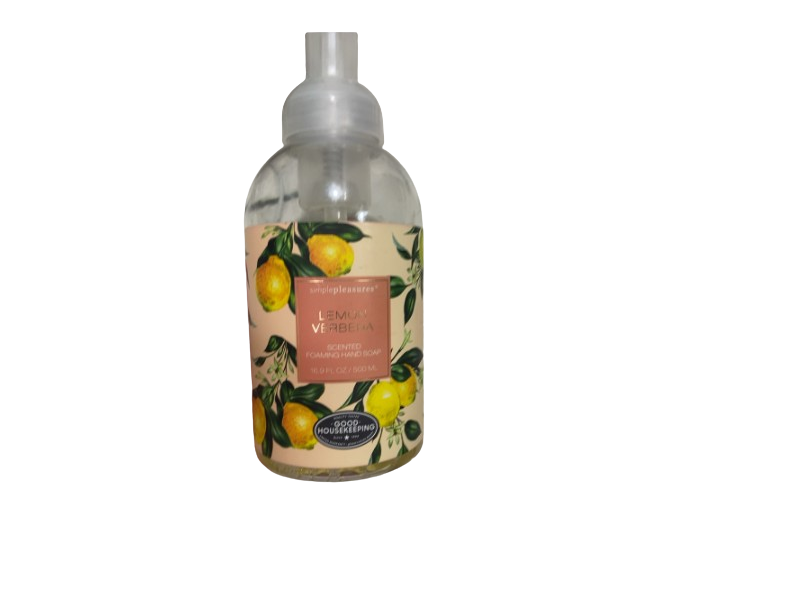 Simple Pleasures Scented Foaming Hand Soap, Lemon Verbena, 16.9 fl oz/500 mL