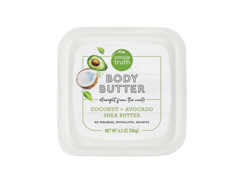 Simple Truth Body Butter, Coconut + Avocado Shea Butter, 6.5 oz