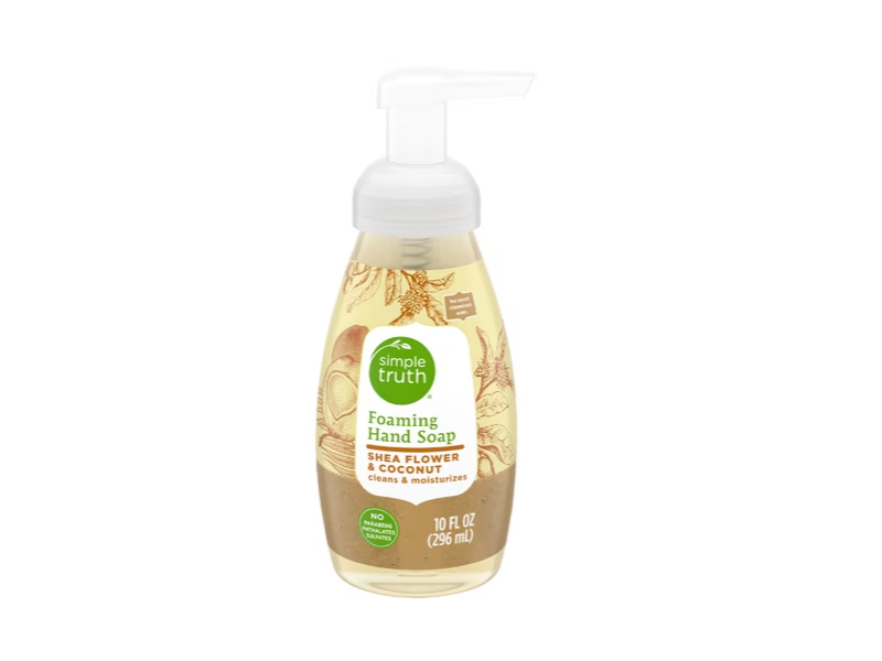 Simple Truth Cleans & Moisturizes Foaming Hand Soap, Shea Flower & Coconut, 10 fl oz/296 mL