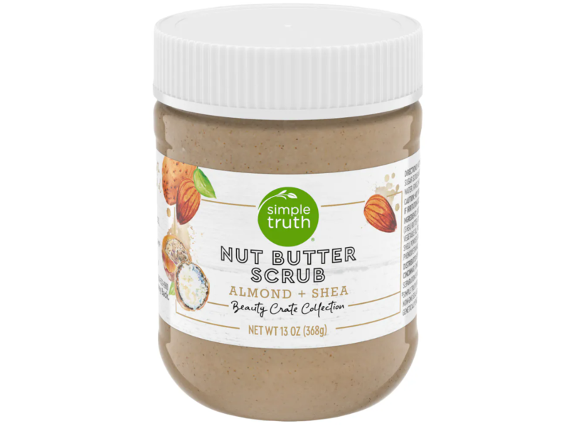 Simple Truth Nut Butter Scrub, Almond + Shea, 13 oz/368 g