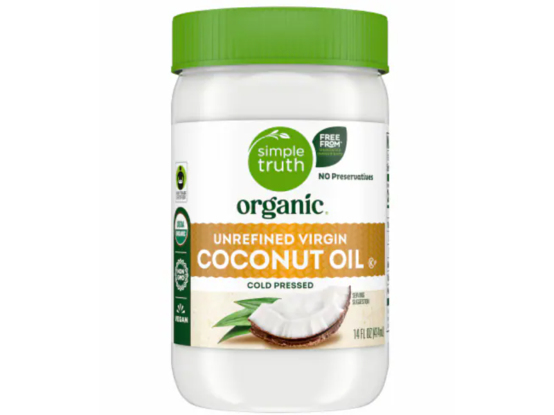 Simple Truth Organic Unrefined Virgin Coconut Oil, 14 fl oz/414 mL