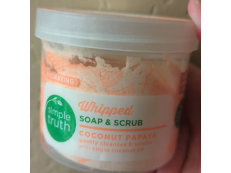 Simple Truth Whipped Soap & Scrub, Coconut, Papaya