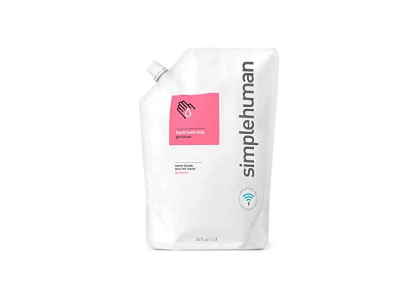 Simplehuman Liquid Hand Soap, Geranium, 34 fl oz/1 L