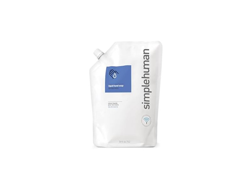Simplehuman Liquid Hand Soap, Spring Water, 34 fl oz/1 L
