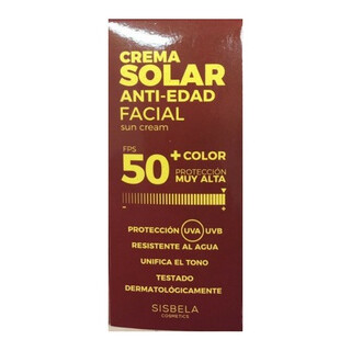 Crema Solar Anti Edad Facial 50+