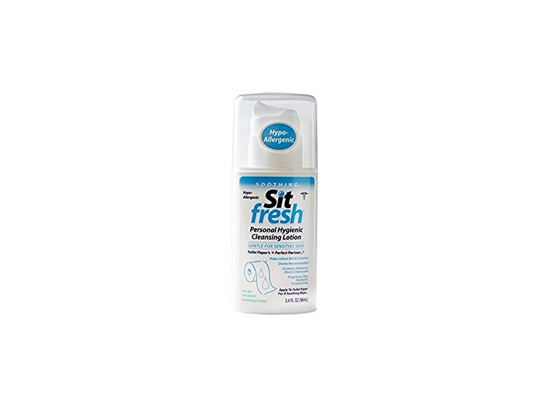 SitFresh Hygienic Cleansing Lotion, 3.4 Ounce