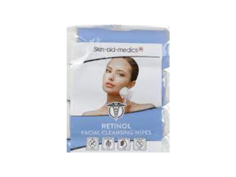Skin-aid-medics Retinol Facial Cleansing Wipes, 30 Count