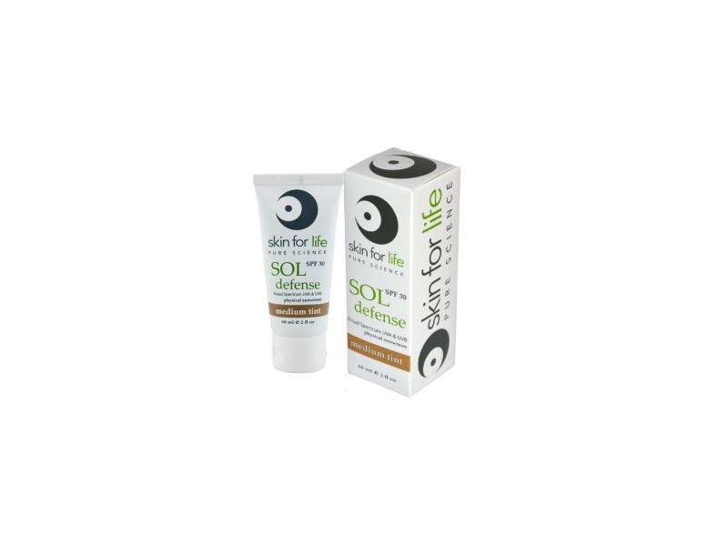 Skin For Life Sol Defense, SPF 30 Medium Tint, 2 fl oz