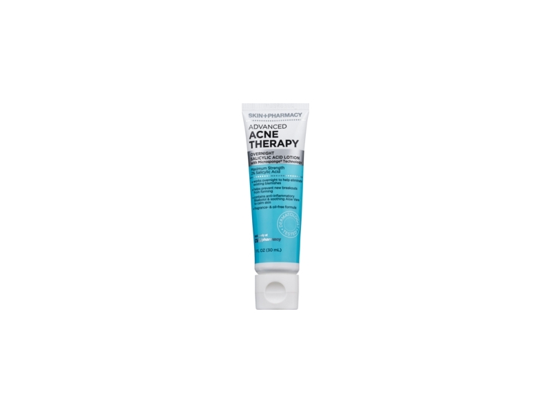 Skin + Pharmacy Advanced Acne Therapy Overnight Salicylic Acid Lotion, 1 oz