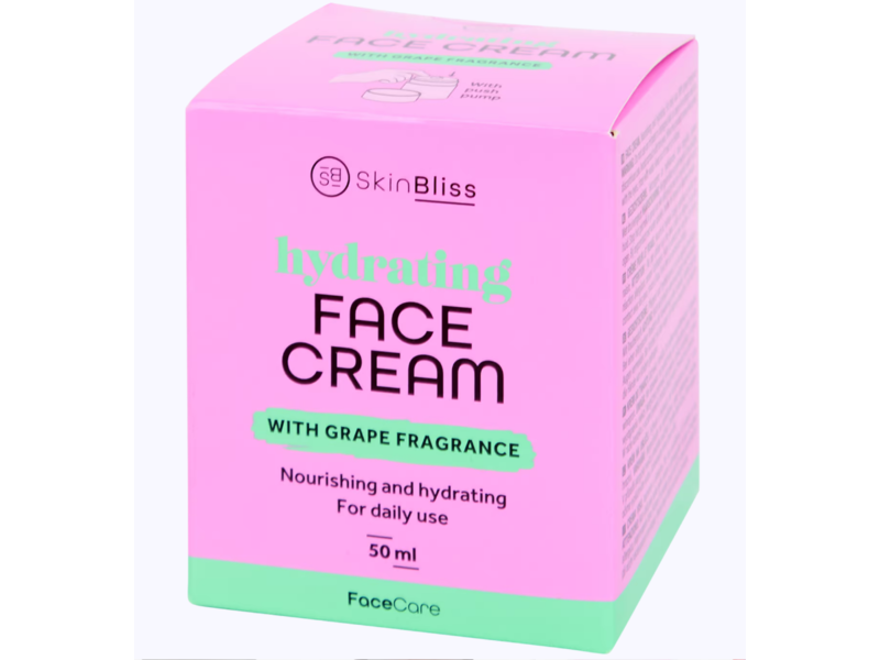 SkinBliss Hydrating Face Cream, Grape Fragrance, 50 mL