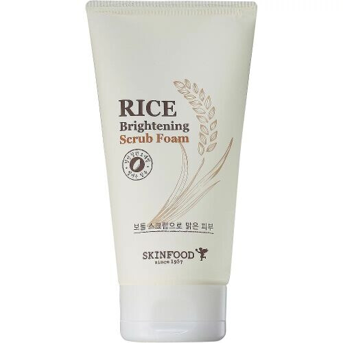 Rice Brightening Scrub Foam