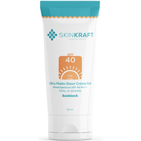 Ultra Matte Sheer Crème Sunscreen Gel SPF 40 PA+++