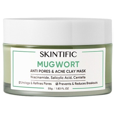 Mugwort Anti Pores & Acne Clay Mask Pore Clarifying Wash Off Pack