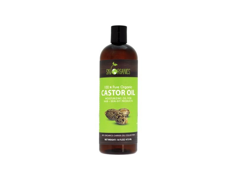 Sky Organics 100% Pure Organic Castor Oil, 16 fl oz
