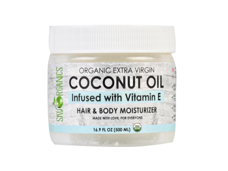 Sky Organics Coconut Oil Hair And Body Moisturizer, 16.9 fl oz