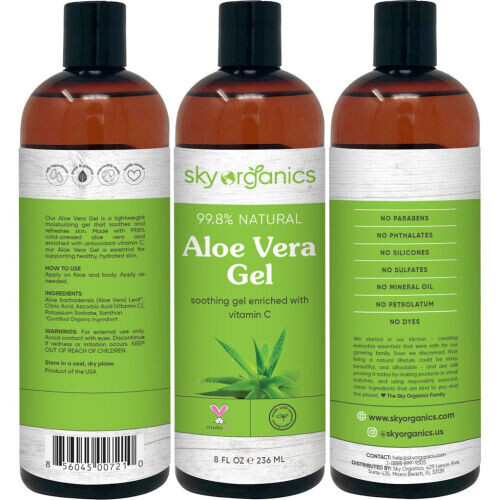Organic Aloe Vera Gel