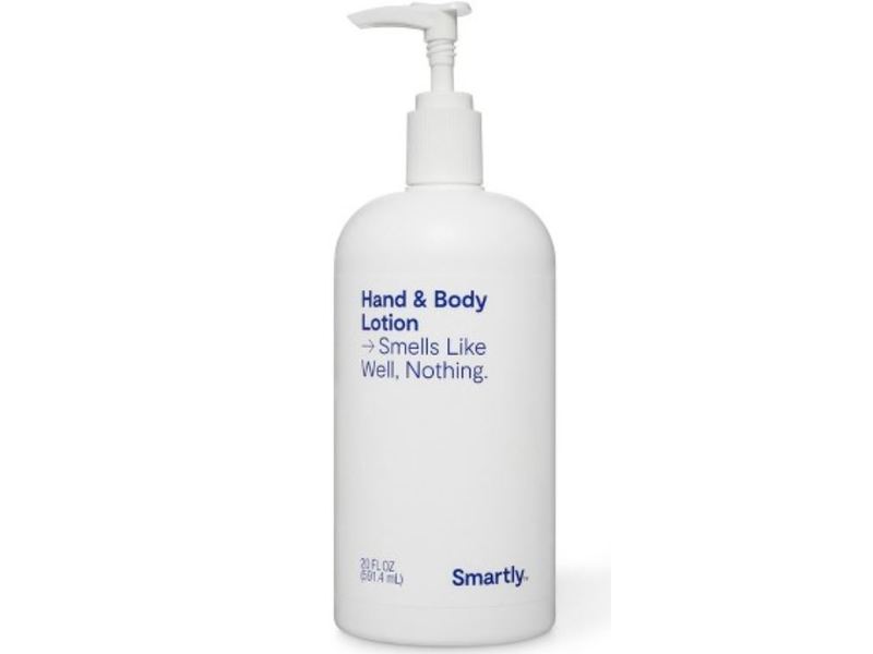 Smartly Hand & Body Lotion, Smells Like Well, Nothing, 20 fl oz