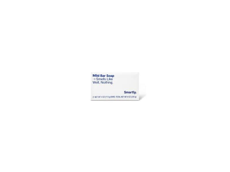 Smartly Mild Bar Soap, 4 oz