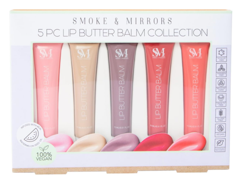 Smoke & Mirror Lip Butter Balm, 0.51 fl oz/15 mL, 5 Count