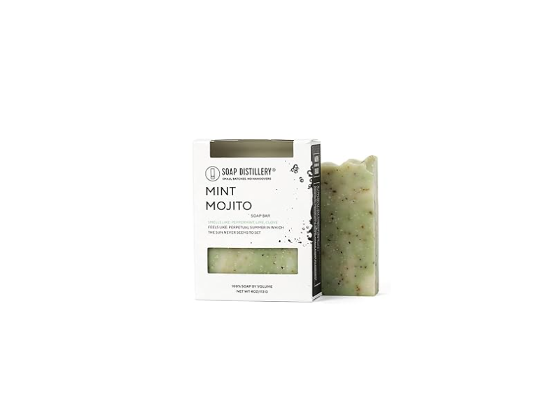 Soap Distillery Soap Bar, Mint Mojito, 4 oz/113 g