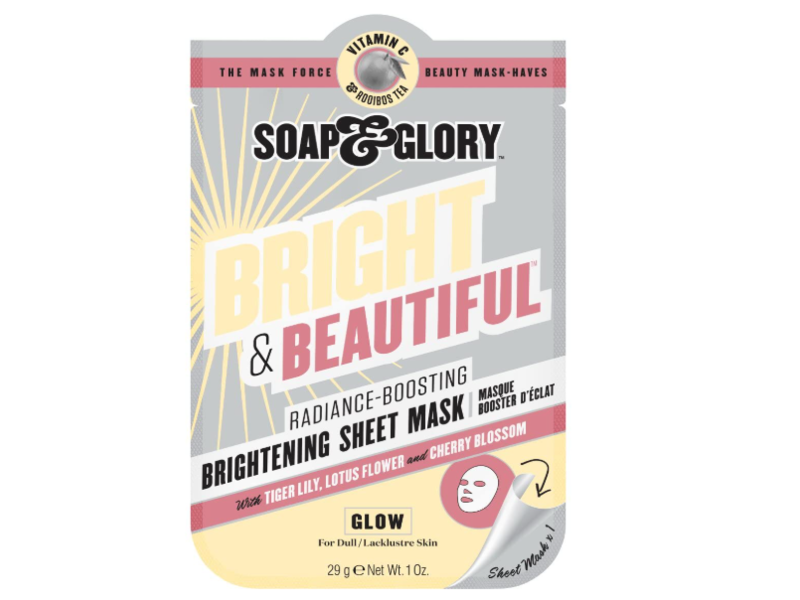 Soap & Glory Bright + Beautiful Radiance-Boosting Mask, 1 oz/29 g