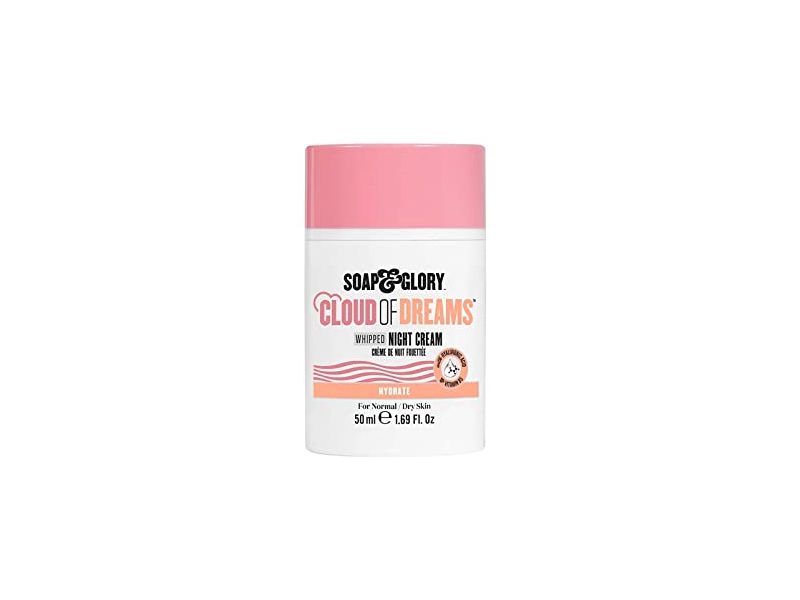 Soap & Glory Cloud Of Dreams Whipped Night Cream, Hydrate, 1.69 fl oz/50 mL