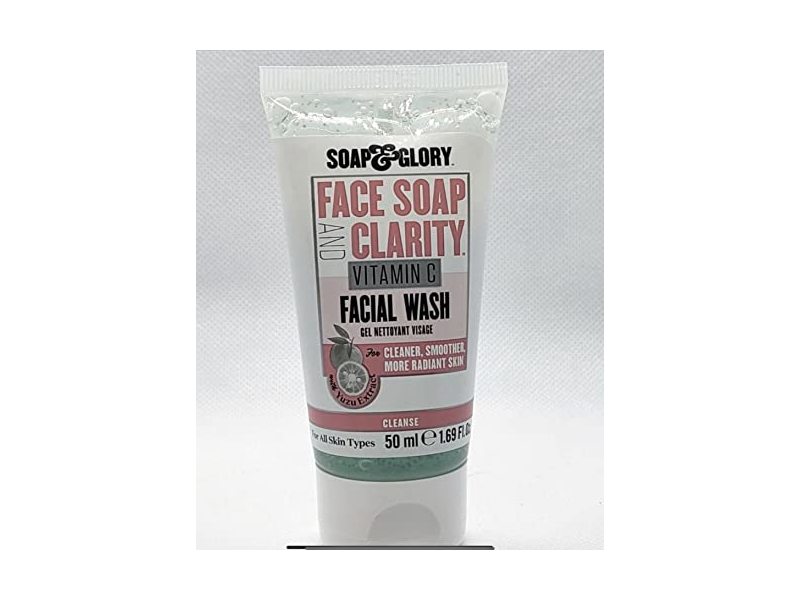 Soap & Glory Face Soap & Clarity Facial Wash, Vitamin C, 1.69 fl oz/50 mL