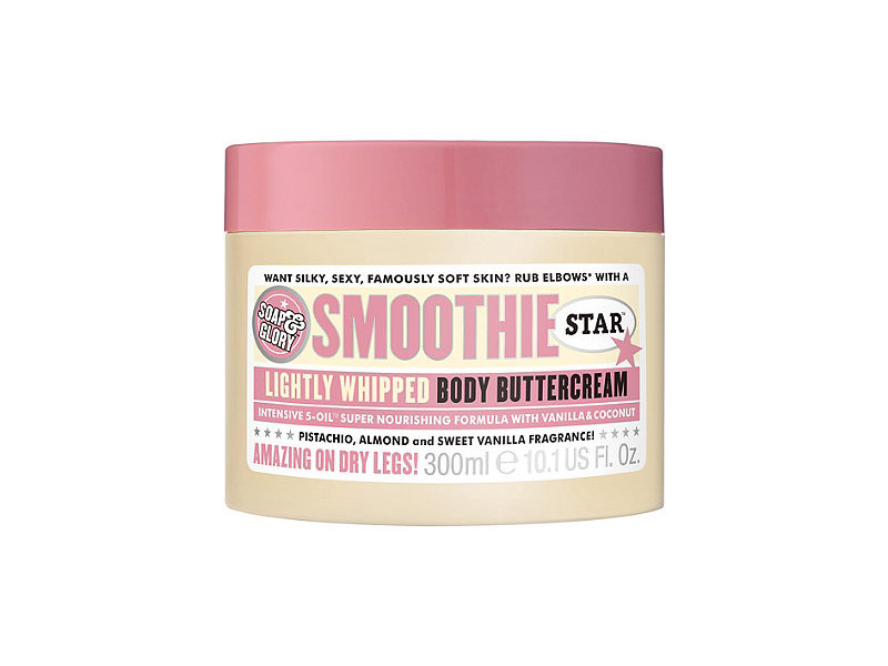 Soap & Glory Smoothie Star Lightly Whipped Body Buttercream, Pistachio, Almond and Sweet Vanilla Fragrance
