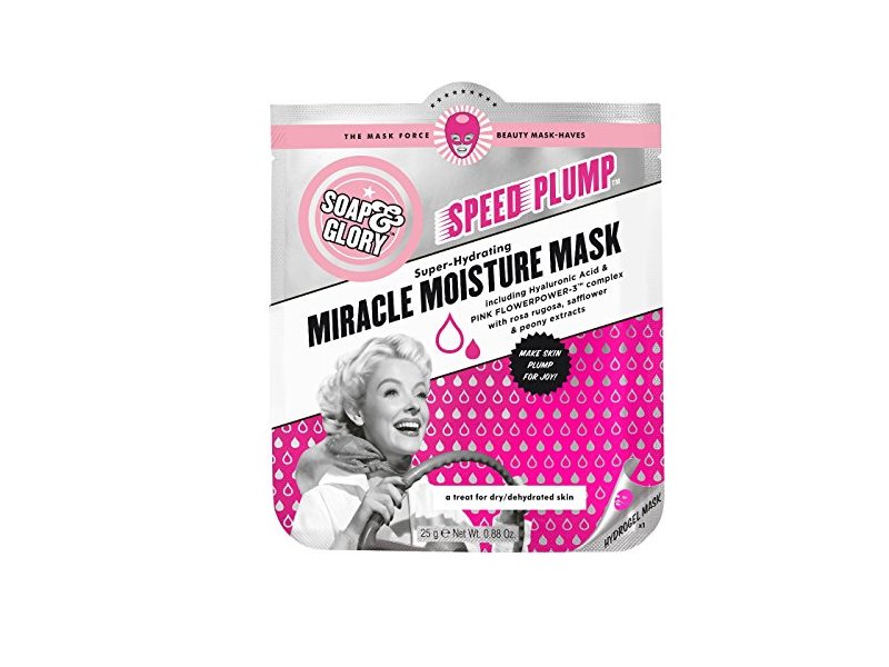 Soap & Glory Speed Plump Miracle Moisture Mask, 0.88 oz/25 g