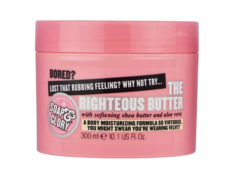 Soap & Glory The Righteous Butter Body Lotion, 10.1 fl oz/300 ml