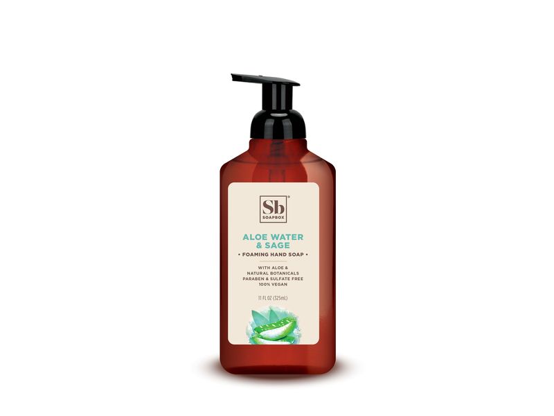 Soapbox Foaming Hand Soap Aloe Water & Sage