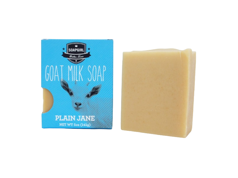 Soapgirl Plain Jane Soap, Goat Milk, 5 oz/141 g
