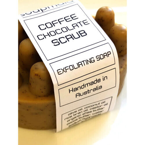 Coffee Chocolate Scrub Exfoliating Soap