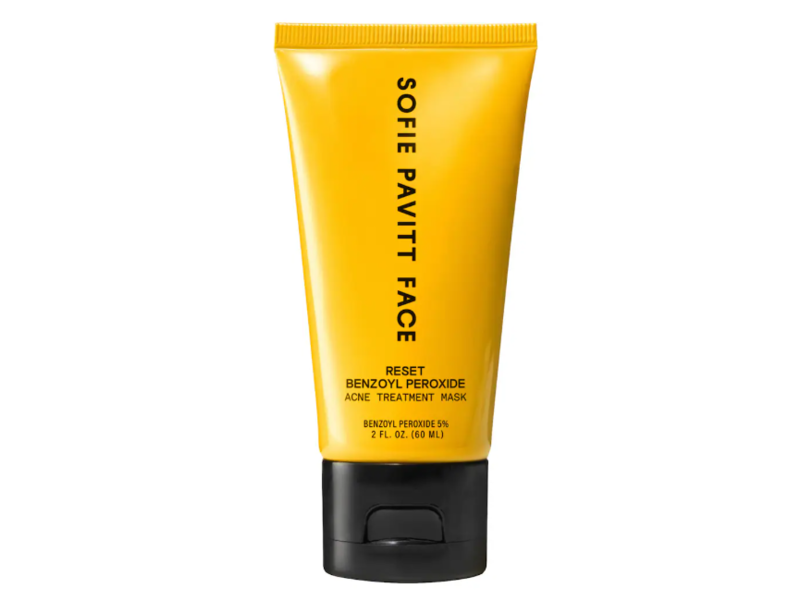 Sofia Paviti Face Reset Acne Treatment Mask, Benzyl Peroxide, 2 fl oz/60 mL