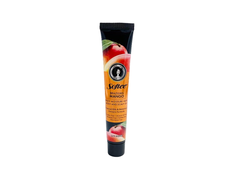 Softee Brazilian Mango Moisture Hair + Body & Scalp Oil, 1.5 fl oz/4.5 mL