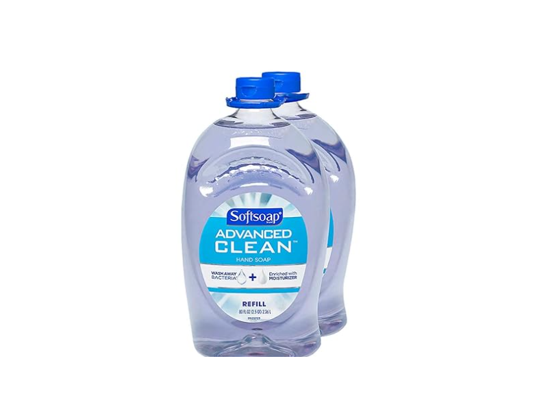 Softsoap Advanced Clean Hand Soap, 80 fl oz, Pack Of 2