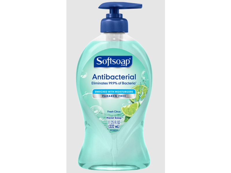 Softsoap Antibacterial Hand Soap, Paraben Free, Fresh Citrus, 11.25 fl oz/332 mL