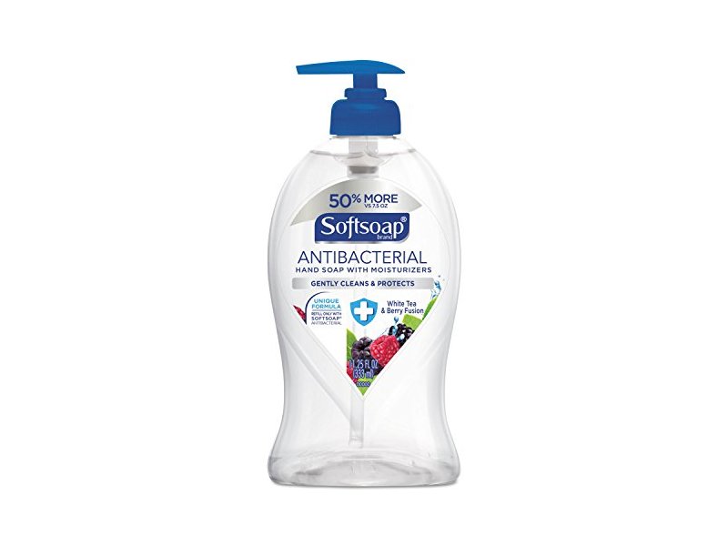 Softsoap Antibacterial Hand Soap, White Tea & Berry Fusion, 11 1/4 Oz