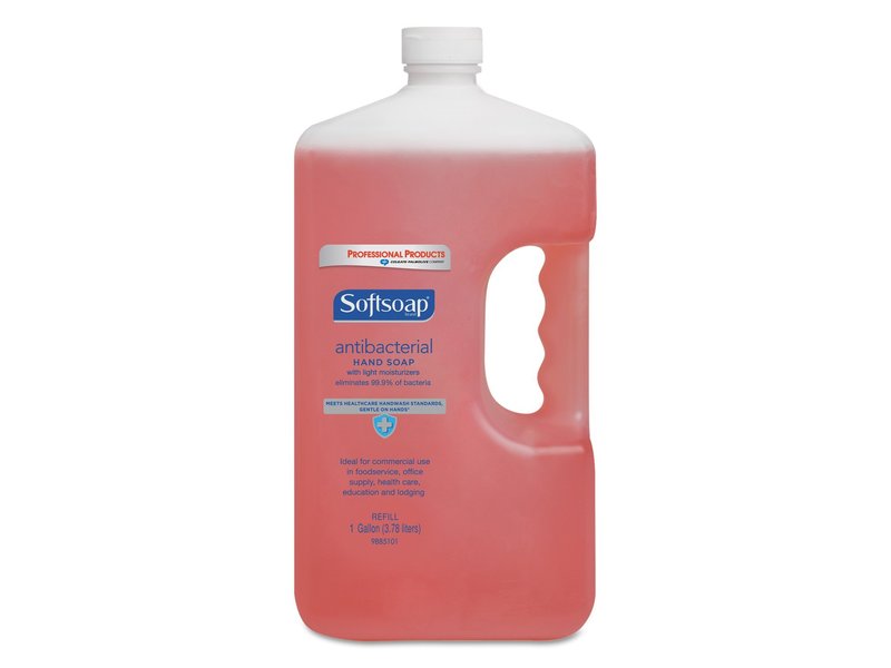 Softsoap Antibacterial Hand Soap with Moisturizers, Crisp Clean, Refill, 1 gallon
