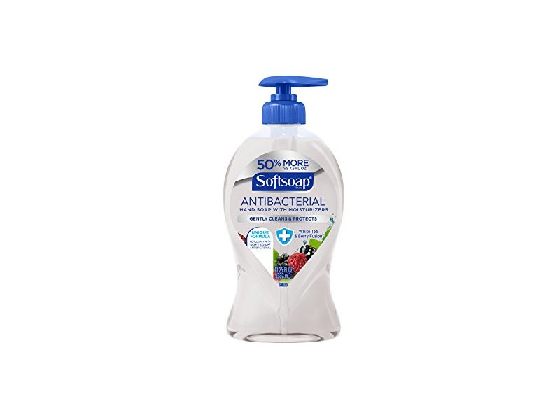 Softsoap Antibacterial Liquid Hand Soap, White Tea and Berry Fusion, 11.25 fl oz (6 Pack)