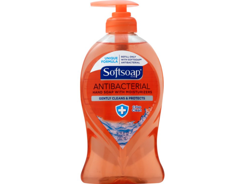 Softsoap Antibacterial Moisturizing Hand Soap, Crisp Clean, 11.25 fl oz/332 mL, Pack Of 3