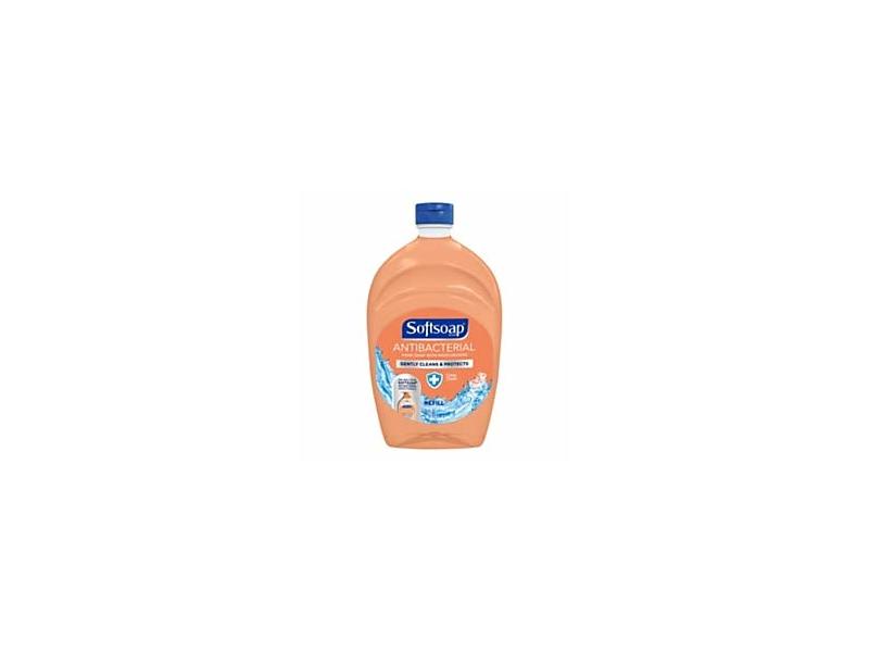 Softsoap Crisp Clean Antibacterial Liquid Hand Soap with Moisturizers, 50 oz
