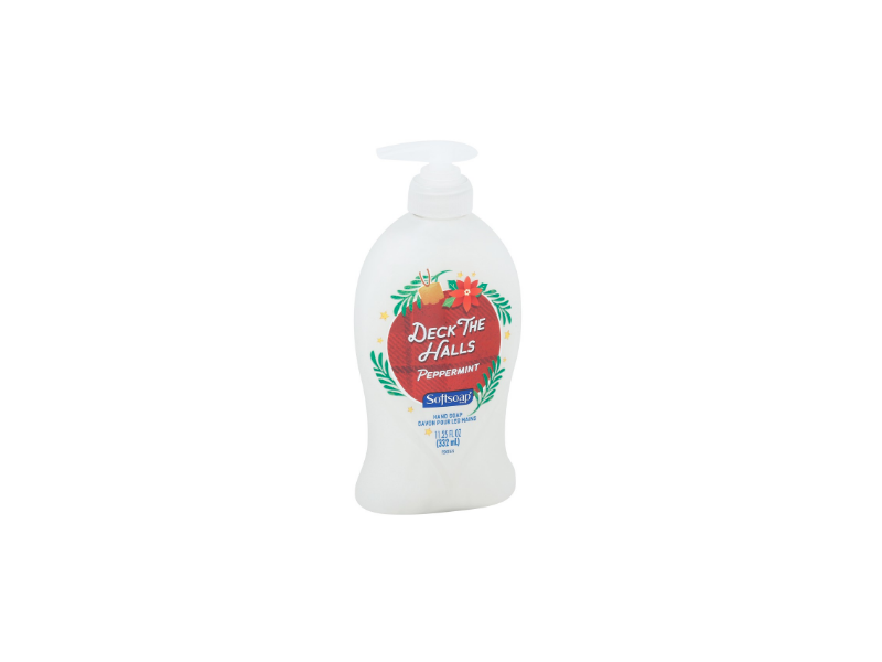 Softsoap Deck The Halls Hand Soap, Peppermint, 11.25 fl oz/332 mL