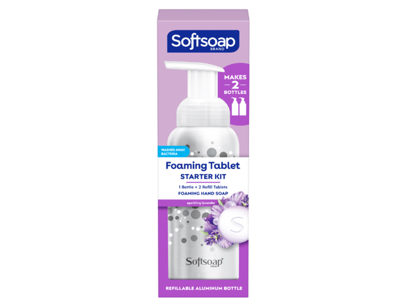 Softsoap Foaming Hand Soap Tablets Starter, Sparkling Lavender