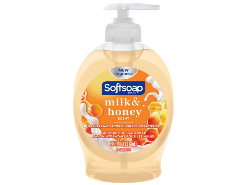 Softsoap Moisturizing Hand Soap, Milk & Honey Scent, 7.5 fl oz/221 mL