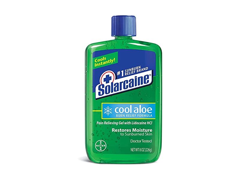 Solarcaine Burn Relief Gel, Cool Aloe, 8 fl oz/226 g