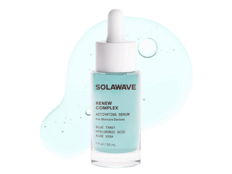 Solawave Renew Complex Activating Serum, Blue Tansy + Hyaluronic Acid + Aloe Vera, 1 fl oz/30 mL
