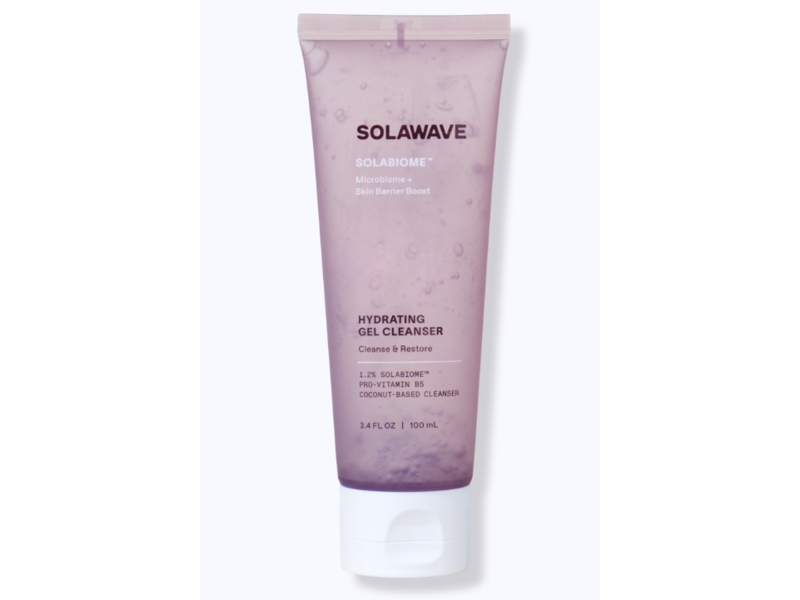Solawave Solabiome Hydrating Gel Cleanser, 3.4 fl oz/100 mL