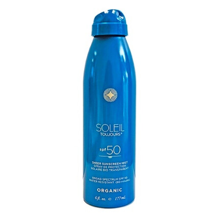 Organic Sheer Sunscreen Mist SPF 50