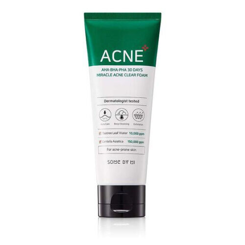 AHA,BHA,PHA 30 Days Miracle Acne Clear Foam